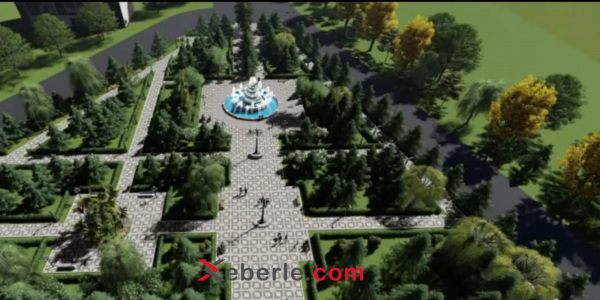  Sumqayıtda park təmirdən sonra belə olacaq - FOTO