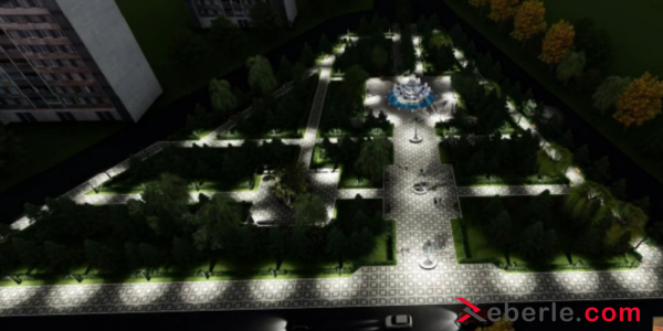  Sumqayıtda park təmirdən sonra belə olacaq - FOTO