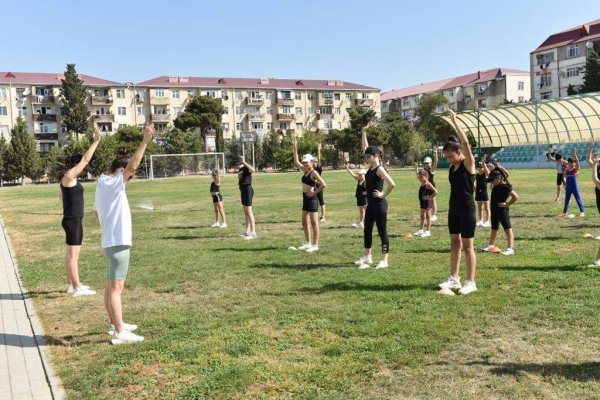 Sumqayıtda “Gimnastika hamı üçün” - FOTOLAR