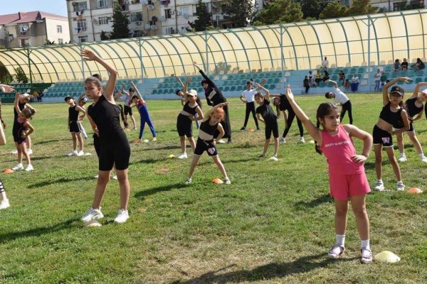 Sumqayıtda “Gimnastika hamı üçün” - FOTOLAR