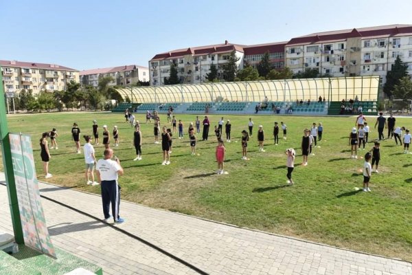 Sumqayıtda “Gimnastika hamı üçün” - FOTOLAR