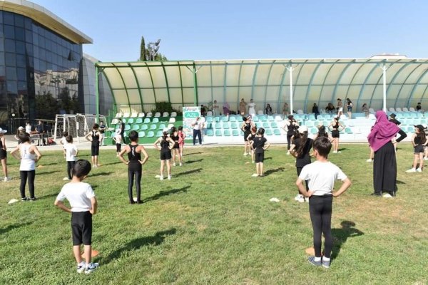 Sumqayıtda “Gimnastika hamı üçün” - FOTOLAR