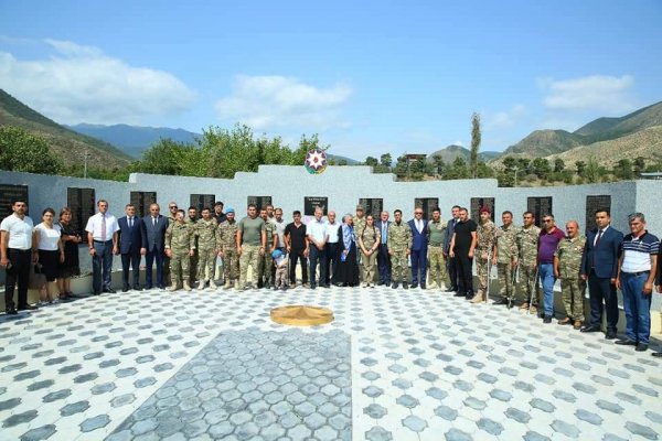 Müşfiq Məmmədli şəhidin anım günündə iştirak edib -FOTO