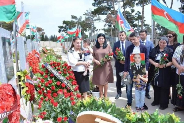 Xırdalanda şəhid kapitan Nurlan Mustafayevin doğum günü qeyd edilib - FOTO