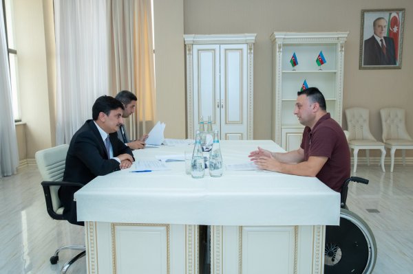 Vüqar Behbudov Sumqayıtda vətəndaş qəbulu keçirib - FOTOLAR