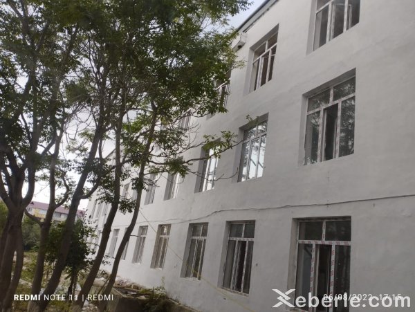 Sumqayıtda qəzalı məktəbin əsaslı təmirinə başlanıldı -FOTOLAR