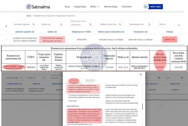 DSX-dan 200 minlik müəmmalı tender: qalib şirkət elandan sonra Sumqayıtda yaranıb - FOTOFAKT
