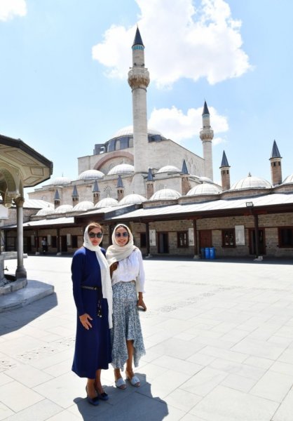 Leyla Əliyeva Konyadan fotolar PAYLAŞDI