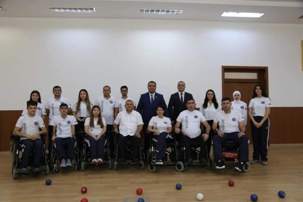 Deputat  Sumqayıtda Boccia idman növü üzrə klubun yaradılmasını təklif edib - FOTOLAR