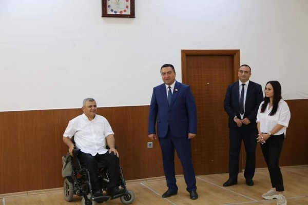 Deputat  Sumqayıtda Boccia idman növü üzrə klubun yaradılmasını təklif edib - FOTOLAR