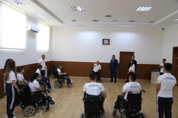 Deputat  Sumqayıtda Boccia idman növü üzrə klubun yaradılmasını təklif edib - FOTOLAR