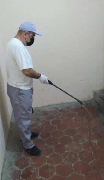 Sumqayıtda dezinfeksiya işləri davam etdirilir -FOTO