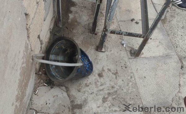 Sumqayıtda kişi qısqanclıq zəminində qonşularını yandırdı - FOTOLAR