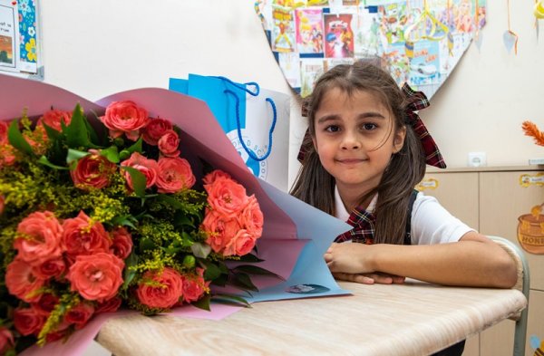 Sumqayıt Dünya məktəbində şəhid, qazi övladlarının ödənişsiz təhsil alması üçün kvota ayrıldı (FOTO+VİDEO)