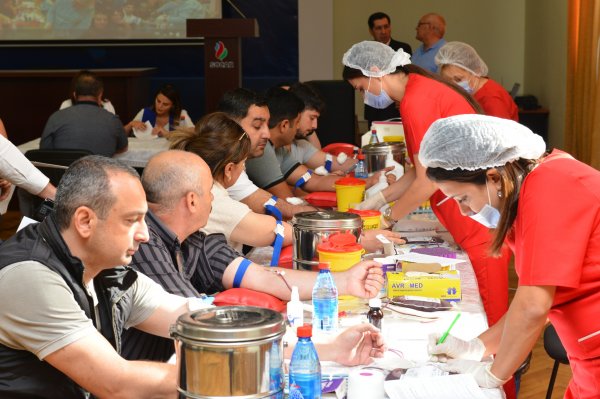 "Azərikimya"da növbəti qanvermə aksiyası keçirilib - FOTO