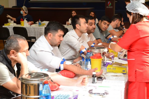 "Azərikimya"da növbəti qanvermə aksiyası keçirilib - FOTO