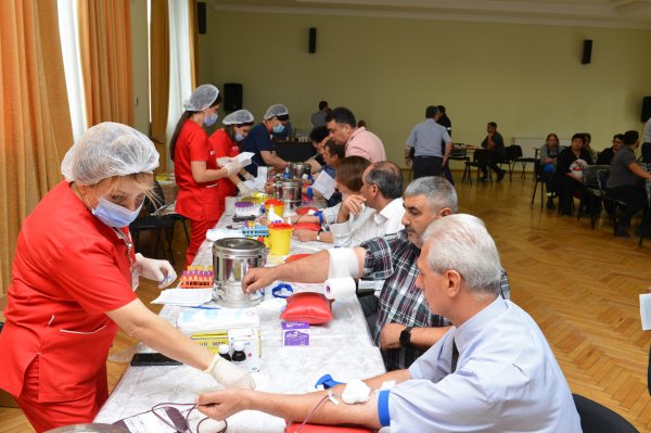 "Azərikimya"da növbəti qanvermə aksiyası keçirilib - FOTO