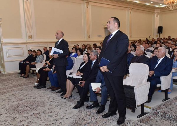 Sumqayıtda şəhid ailələri və qazilərlə bağlı müşavirə keçirildi-FOTOLAR