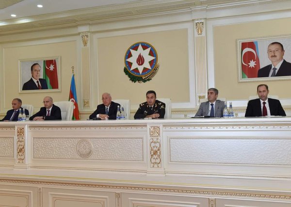 Sumqayıtda şəhid ailələri və qazilərlə bağlı müşavirə keçirildi-FOTOLAR
