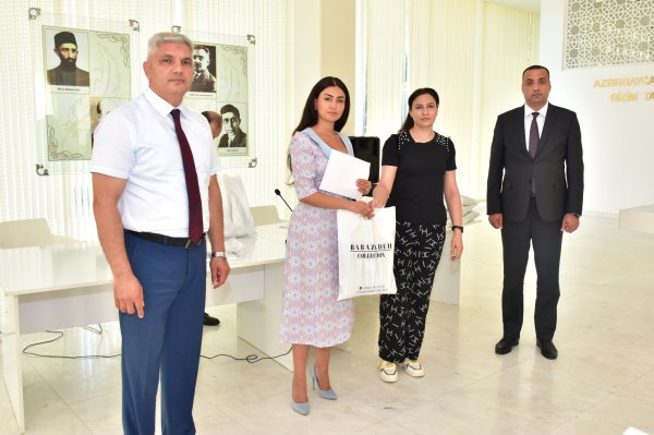Sumqayıtda bir qrup şəhid və qazi övladları ilə görüş keçirilib - FOTO