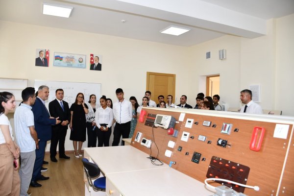 Müəllim və tələbələr Sumqayıt Kimya Sənaye Parkında olublar - FOTO