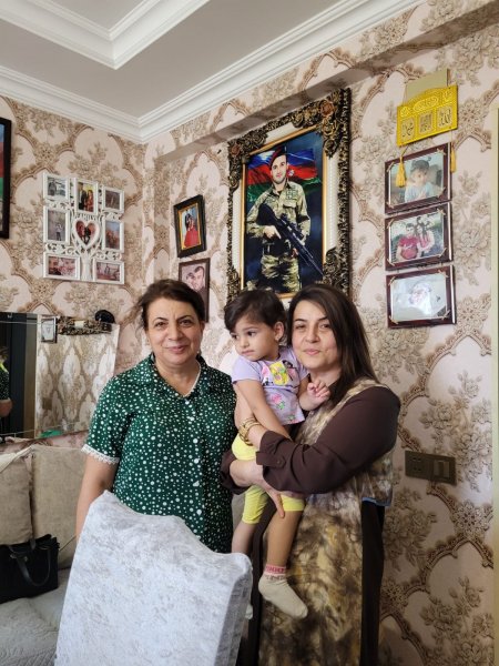 Qəhrəman ailəsi ziyarət edilib - FOTO