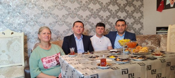 Sumqayıtda şəhid və qazi ailələri ziyarət edildi - FOTOLAR
