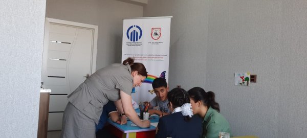 Sumqayıtda sağlamlıq imkanları məhdud uşaq və yeniyetmələrlə bağlı keçirilən layihə davam edir - FOTO