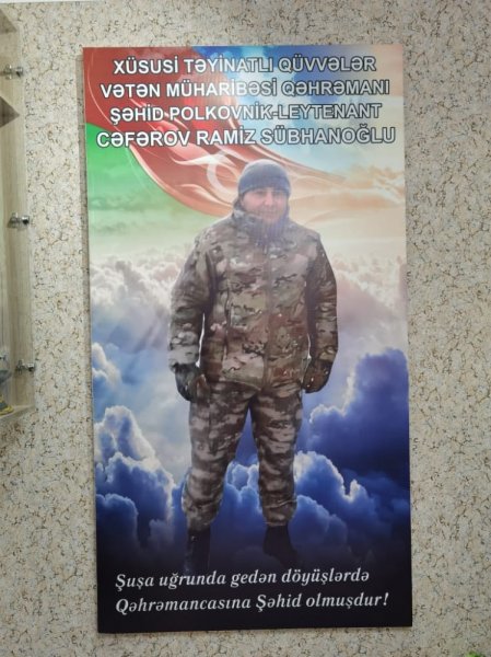 Sumqayıtda şəhid polkovnik-leytenantın ailəsi ziyarət olunub - FOTOLAR