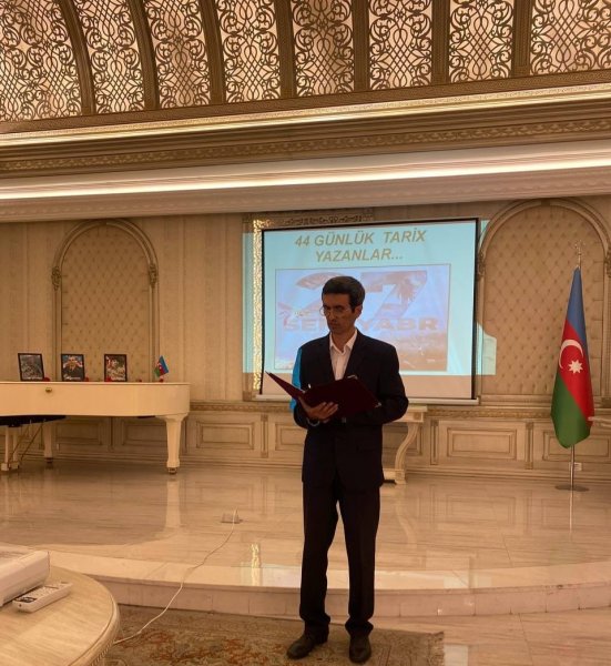 Sumqayıtda "44 günlük tarix yazanlar..." adlı anım tədbiri keçirilib - FOTOLAR