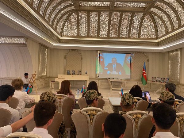 Sumqayıtda "44 günlük tarix yazanlar..." adlı anım tədbiri keçirilib - FOTOLAR