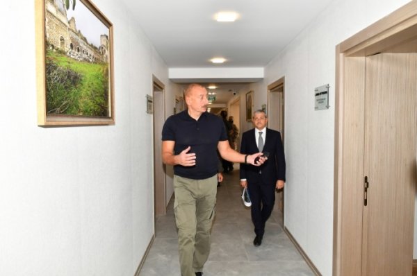 Prezident və birinci xanım Şuşada - FOTOLAR