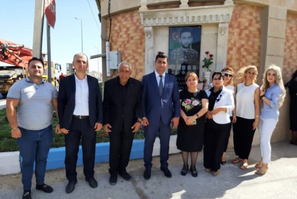Sumqayıtda şəhid Ramil Quliyevin adını daşıyan küçənin açılışı olub - VİDEO (FOTO)