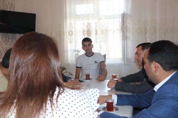 Sumqayıtda şəhid ailələri və qazilər daim diqqət mərkəzində saxlanılır - FOTO