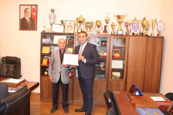 Sumqayıtda Əməkdar Məşqçilərin yubileyləri qeyd edildi -FOTOLAR
