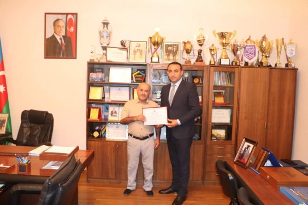 Sumqayıtda Əməkdar Məşqçilərin yubileyləri qeyd edildi -FOTOLAR