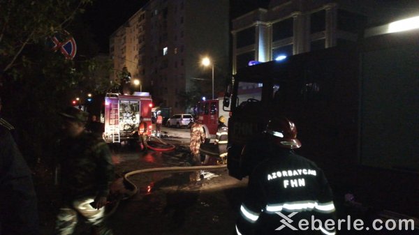 Sumqayıtda kafe yandı - VİDEO (FOTO)