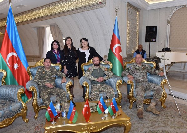 Sumqayıtda Vətən Müharibəsi qaziləri ilə “Vətəni yaşadan igid oğullar” adlı görüş keçirilib - FOTO