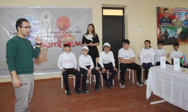 Sumqayıtda “Şagird - Diksiya Klubu” layihəsi icra olunur - FOTOLAR