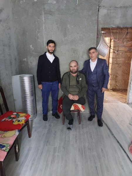 Vətən müharibəsi qazisi ziyarət edildi - FOTO