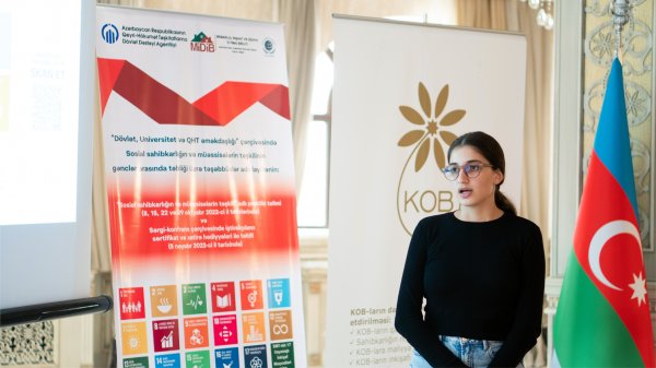 MİDİB təşkilatının icra etdiyi layihə çərçivəsində Xırdalan şəhərində “Sosial sahibkarlığın və müəssisələrin təşkili” adlı təlim təşkil olunub - FOTO