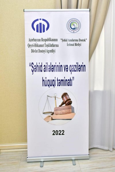 Sumqayıtda "Şəhid ailələri və qazilərin hüquqi təminatı" layihəsi çərçivəsində növbəti tədbir təşkil olundu - FOTO