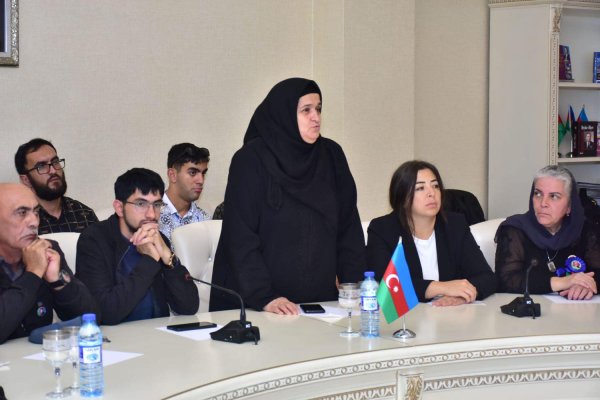 Sumqayıtda "Şəhid ailələri və qazilərin hüquqi təminatı" layihəsi çərçivəsində növbəti tədbir təşkil olundu - FOTO
