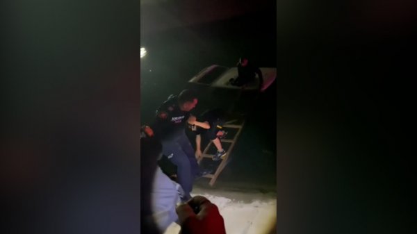 Sumqayıtda sərxoş halda qəza törədən sürücü həbs edilib - VİDEO