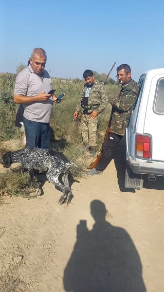 Qanunsuz ov edənlər cəzalandırıldı - Fotolar