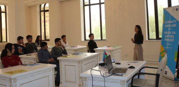 MİDİB təşkilatı Sumqayıtda “Sosial sahibkarlığın və müəssisələrin təşkili” adlı növbəti təlimi təşkil edib - FOTO