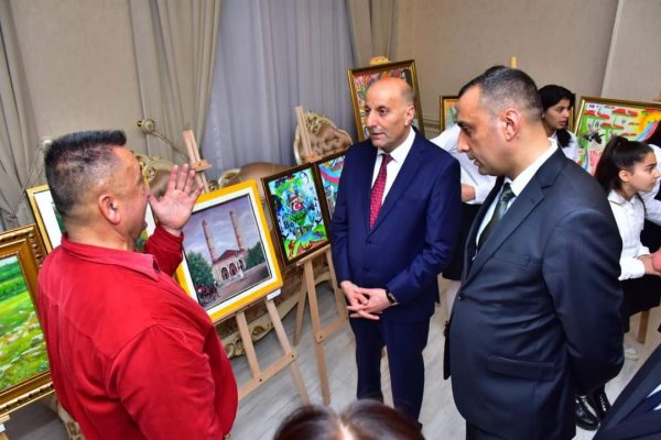 Sumqayıtda “Qarabağın tacı - Şuşa” adlı sərgi təşkil olundu -FOTOLAR