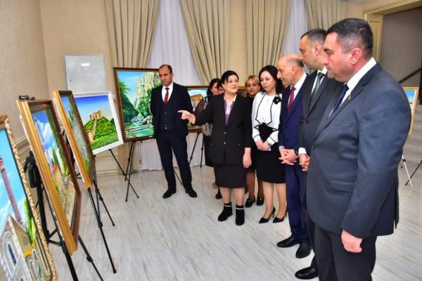 Sumqayıtda “Qarabağın tacı - Şuşa” adlı sərgi təşkil olundu -FOTOLAR