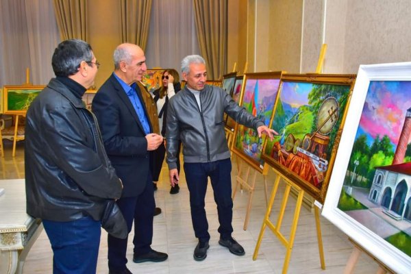 Sumqayıtda “Qarabağın tacı - Şuşa” adlı sərgi təşkil olundu -FOTOLAR