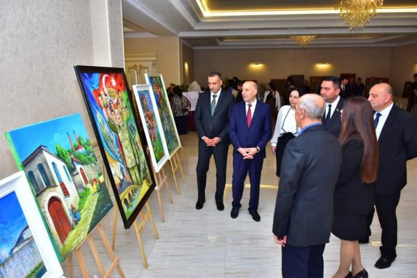 Sumqayıtda “Qarabağın tacı - Şuşa” adlı sərgi təşkil olundu -FOTOLAR